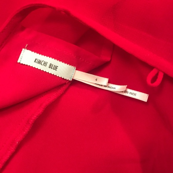 KIMICHI BLUE // VINTAGE RED LACE DRESS - Picture 7 of 8